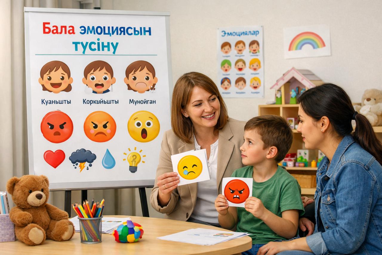 «Бала эмоциясын түсініп, қолдау жолдары»